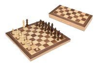 Schachkassette, Feld 40mm mit zusätzlichem Damenpaar
