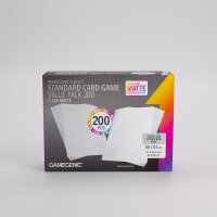 Matte Sleeves Standard Card Game-Size Value Pack 200