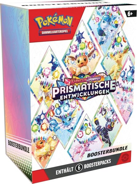 Pokémon Karmesin & Purpur KP8.5 Prismatische Entwicklungen Booster Bundle